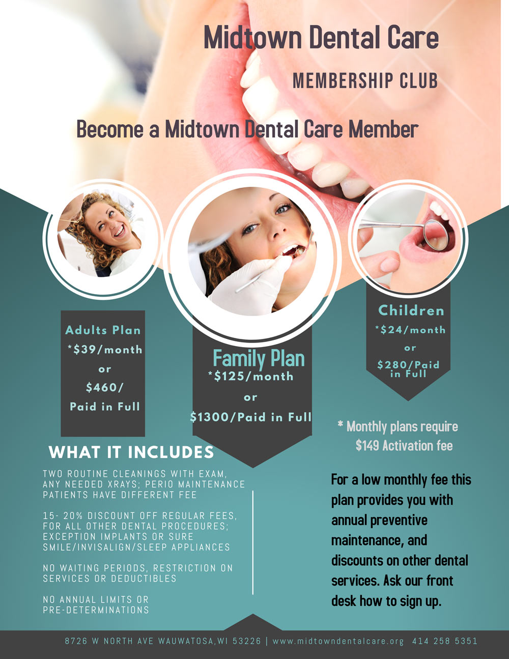 midtown dental care membership club
